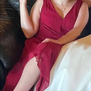 JJ’s House Burgundy Full-length Dress